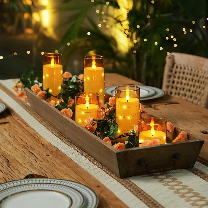 Homemory 9 Pcs Flameless Candles - Image 5
