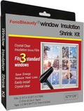 Indoor Window Insulator Kit- 3Windows（62-Inch x 126-Inch） by FonsBleaudy%C2%A0