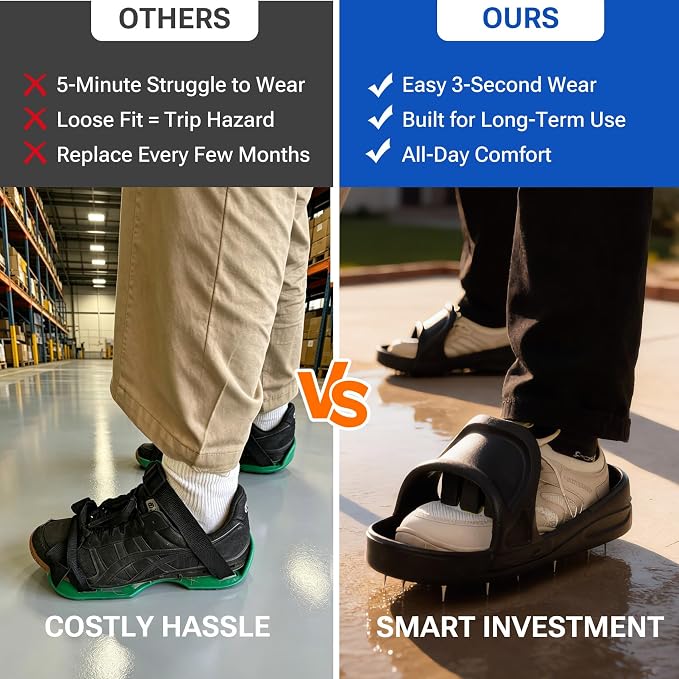 Epoxy Spike Shoes, Floor Leveling Compounds | Spiked Shoes - Image 6