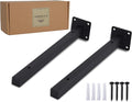 AddGrace Industrial Black Shelf Brackets 10 Inch L Brackets by AddGrace