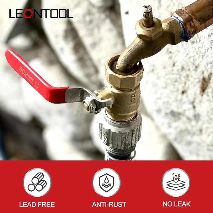 Heavy Duty Full Port Ball Valve, G3/4 Inch Female x Female Thread | Forged LF - Image 5