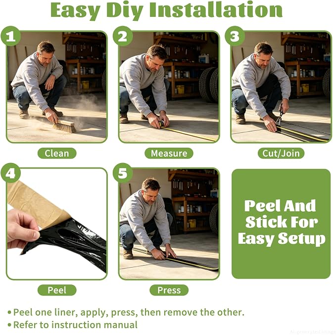 1.25" H Garage Door Threshold Seal, Total 20.6FT - Image 4