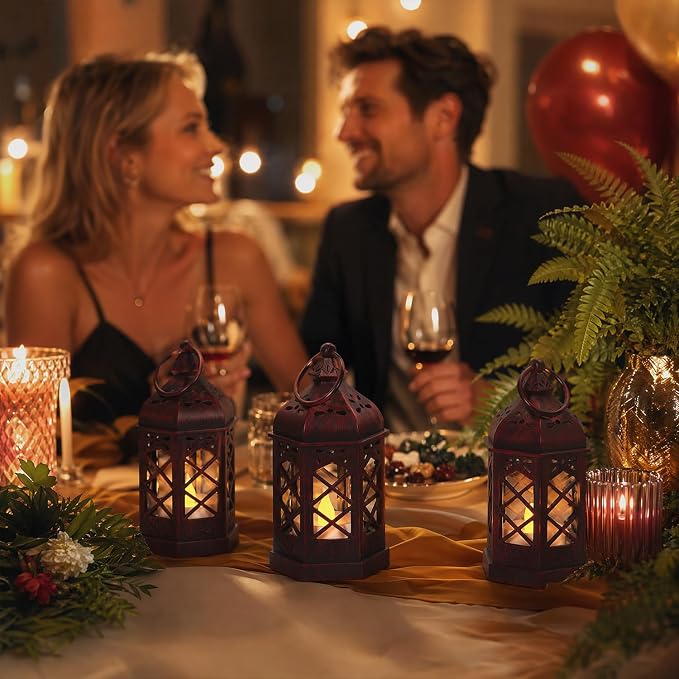 12Pcs Mini Moroccan Lanterns - Image 5