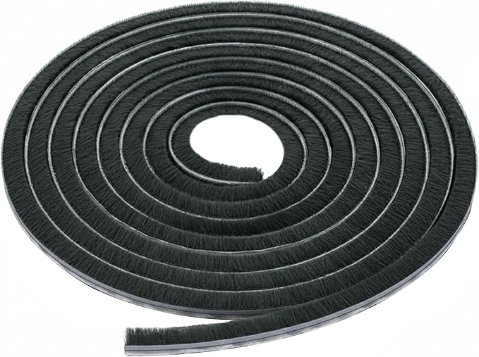 Brixwell Vanguard Astragal Pile Weatherstrip 0.625" Pile Height, and Moisture by Brixwell