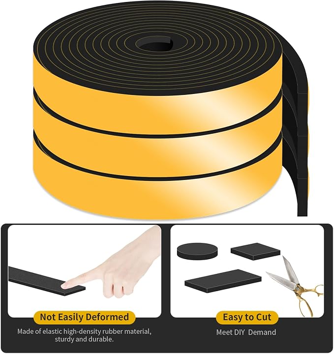 High Density CR Door Seal, for Door and Window, 1 in x 1/4 in x 39Ft | Air - Image 6