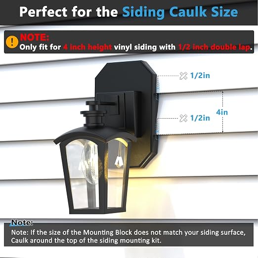 Siding Mounting Kit, Siding Mount Block, Outdoor Light Mounting Block - Image 3