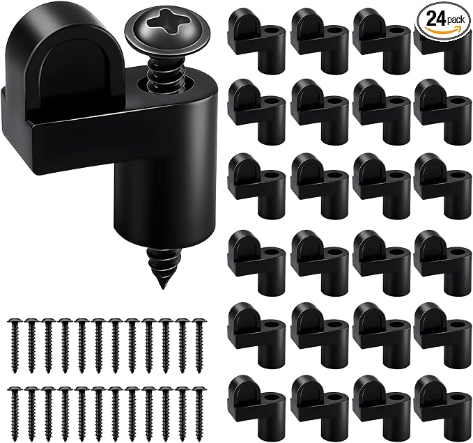 24 PCS 3/8 in Nylon Window Screen Clip, Storm Panels, Screen Door Clips by Unknown