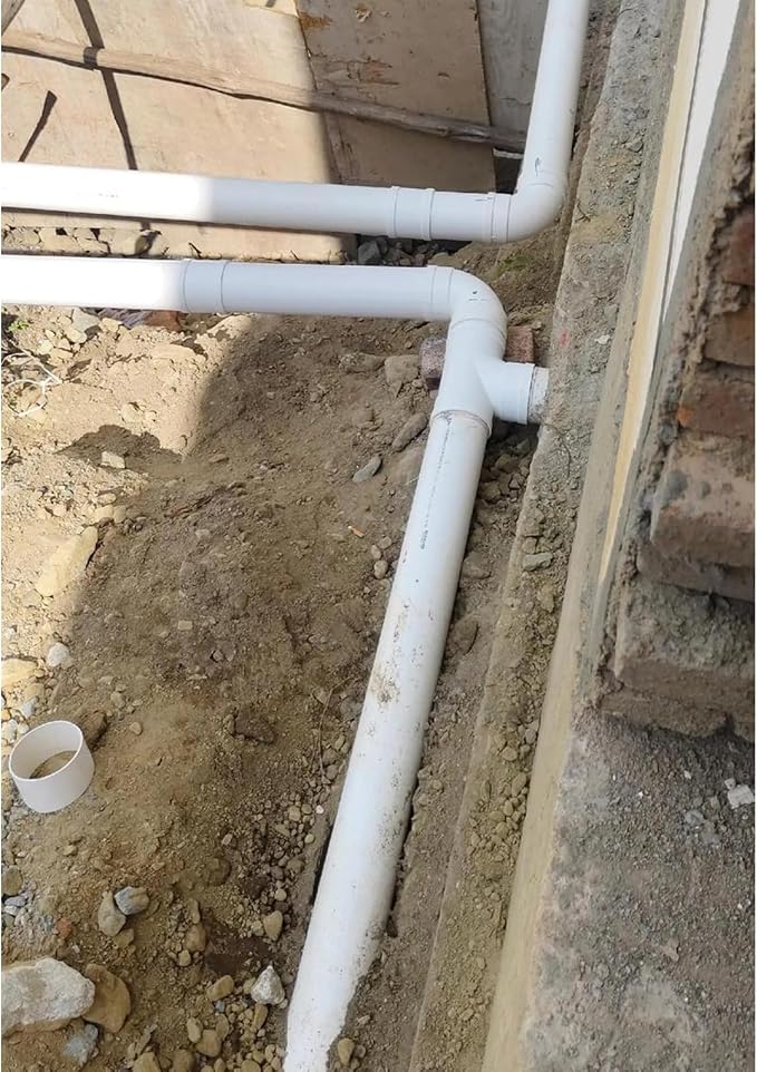 4Pack 1-1/2IN PVC DWV Sanitary Tee 3-Way PVC Pipe Fittings Adapter Furniture - Image 7