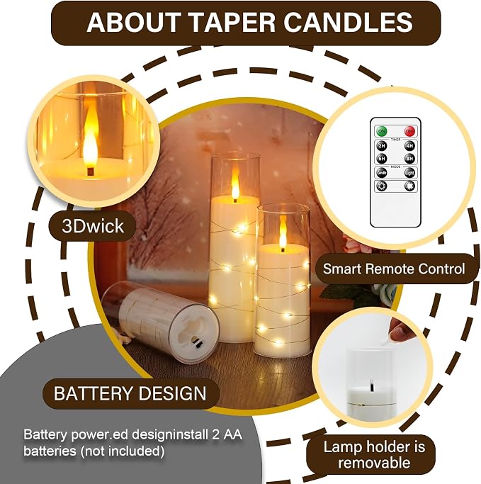 kakoya Flameless LED Candles - Image 2