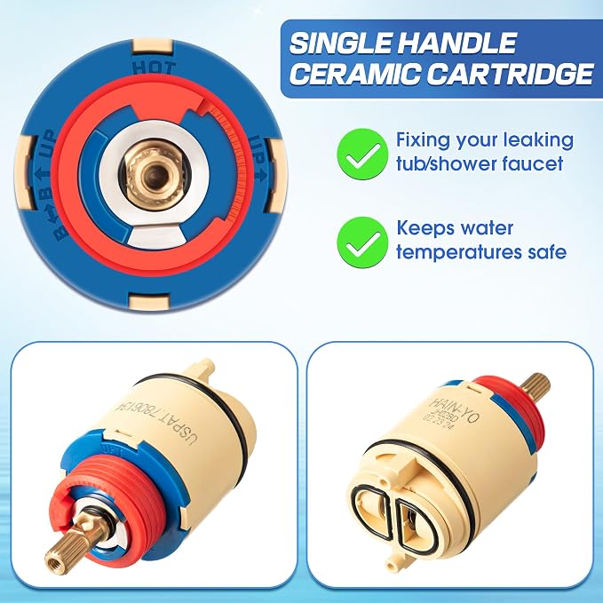 Enhon Pressure Balance Ceramic Disc Cartridge Replacement - Image 4