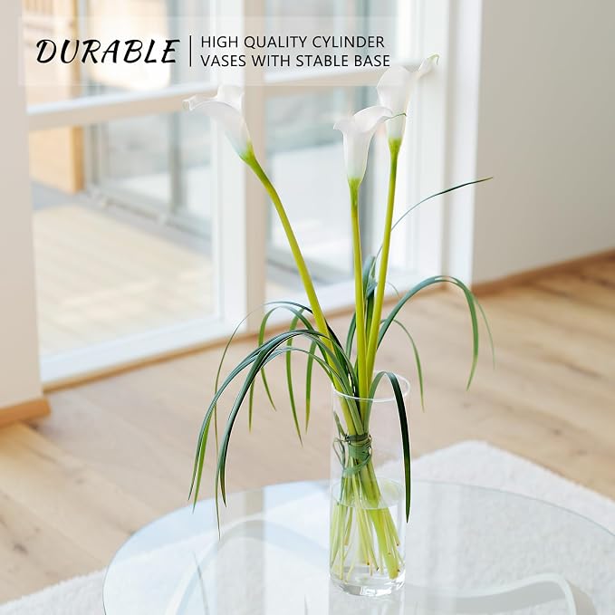 SUPMIND 7Pcs Glass Cylinder Vases - Image 7
