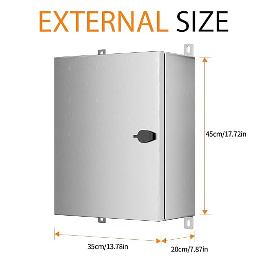 Stainless Steel Enclosure, IP65 Waterproof Electrical Box - Image 5