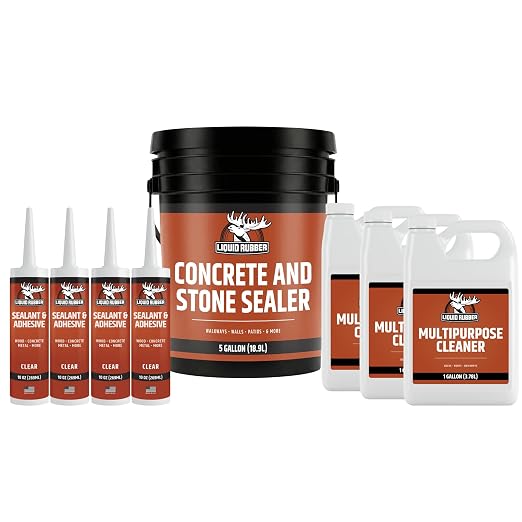 Liquid Rubber Concrete Driveway Kit by LiquidRubber