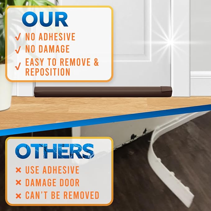 2 Pack Under Door Draft Stopper - Image 7