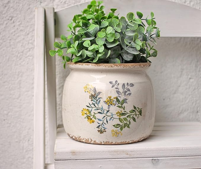 Xiaan Jiaju Ceramic Pots for Plants, Cottage Rustic Clay Flower Pots & Vase | - Image 6