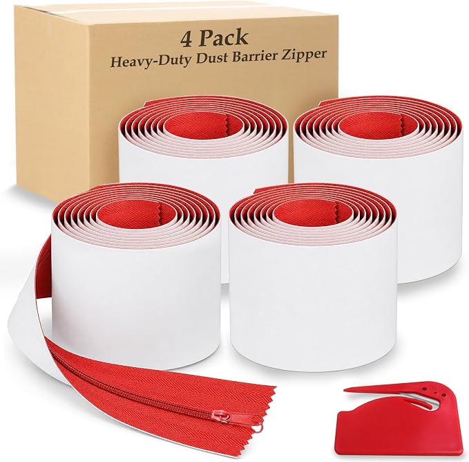 Millsten 4 Pack Heavy Duty Zipper Door by Millsten