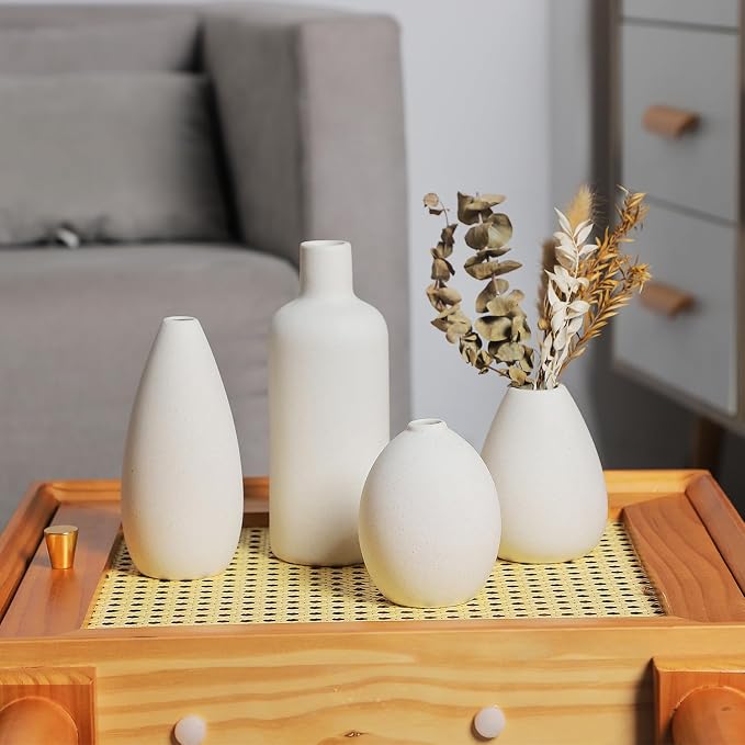 CEMABT White Ceramic Vase Set - Image 8