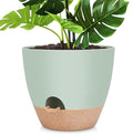 YNNICO 12 inch Large Self Watering Plant Pots, Flower Pots Planters by AFamilyofGardenLovers