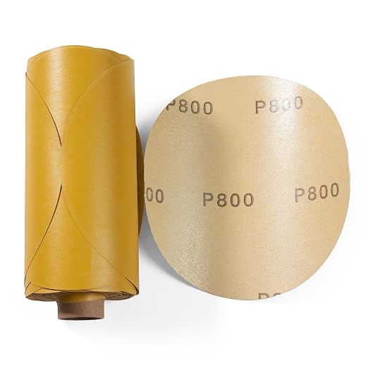 100 PCS 6 Inch Gold PSA Sanding Discs 800 Grit Self Adhesive Sticky-Back - Image 2