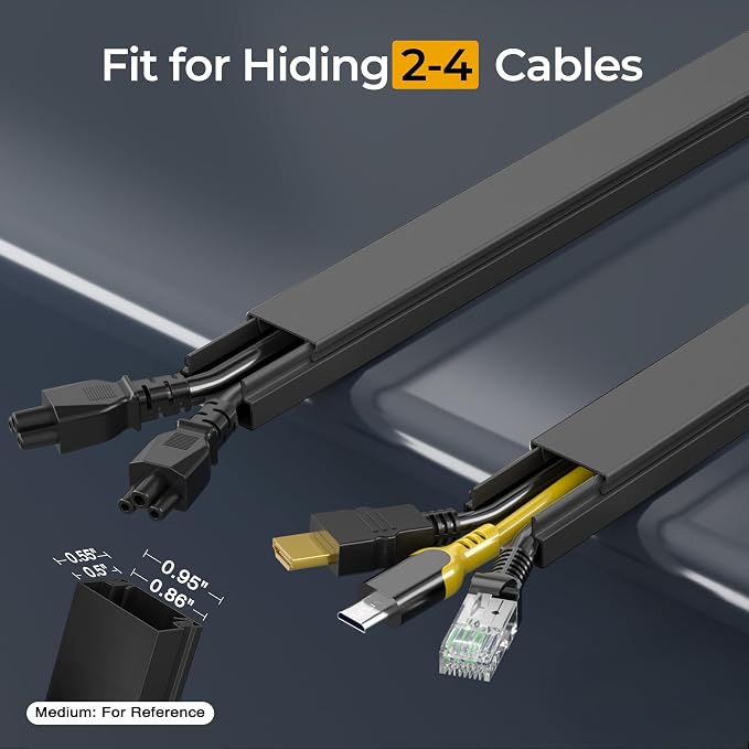 Cord Hider Kit, 113.4in Cord Covers - Image 2