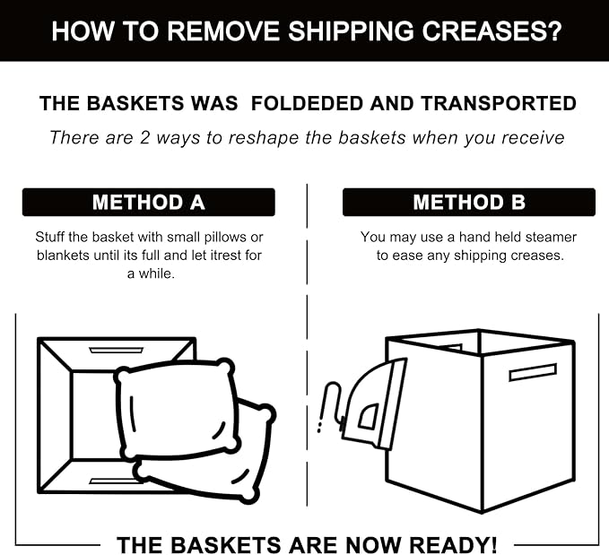 OIAHOMY Storage Cubes 11 Inch Storage Bins-3-Pack, Cotton Rope Woven Baskets - Image 7