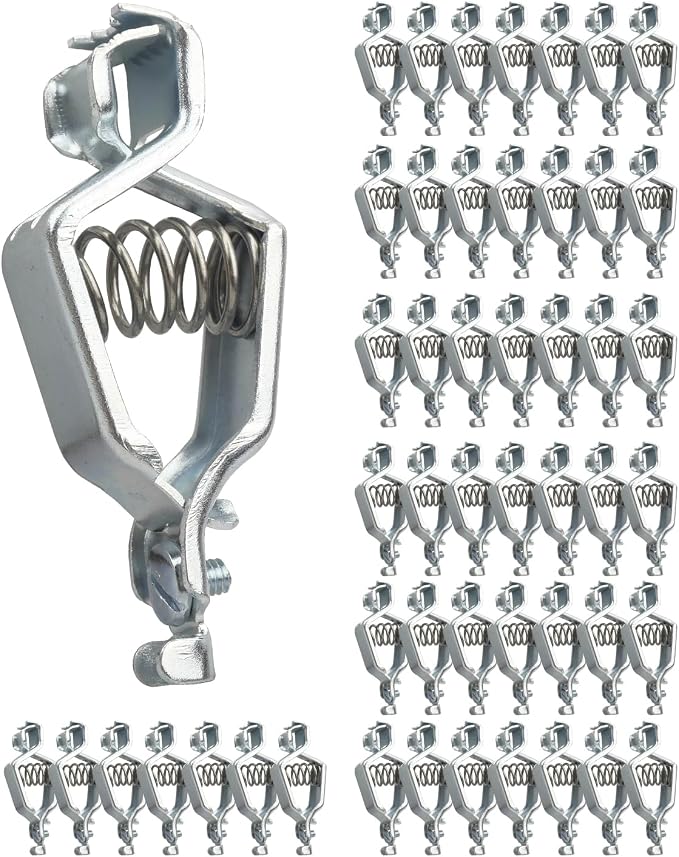 50 PCS Battery Test Clamp Fit for Battery Discharge Testing and Heavy-Duty by Unknown