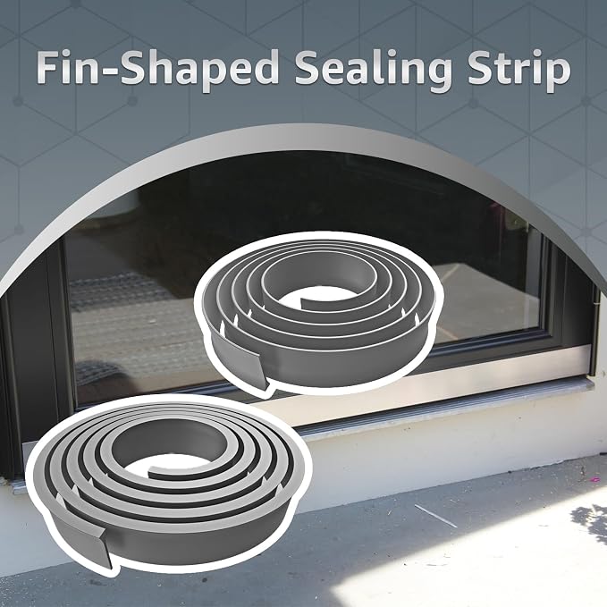 2Pcs Replacement for Andersen Storm Door Botton Sweep Fin Weatherstrip | - Image 2