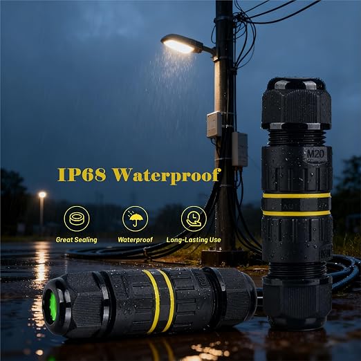 2 Pack Electrical Junction Box 5-12mm Waterproof Electrical Wire Connector - Image 2