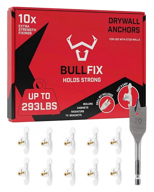 Extra Drywall Anchors by BullfixHeavyDutyDrywallFix
