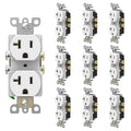 ThunderWay Duplex Electrical Receptacle Outlets, 20Amp 125V Heavy-Duty Wall by ThunderWay