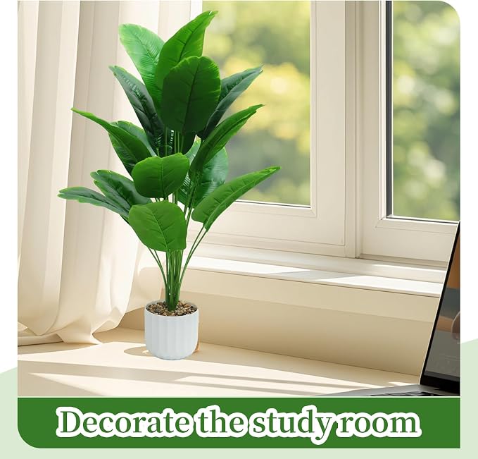 Freyalife 28“ Fake Plant Artificial Banana Tree - Image 7