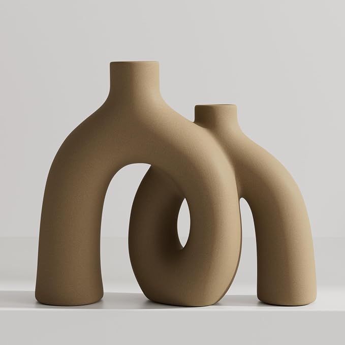 Hug Donut Decorative Vase Set by Jonronboci