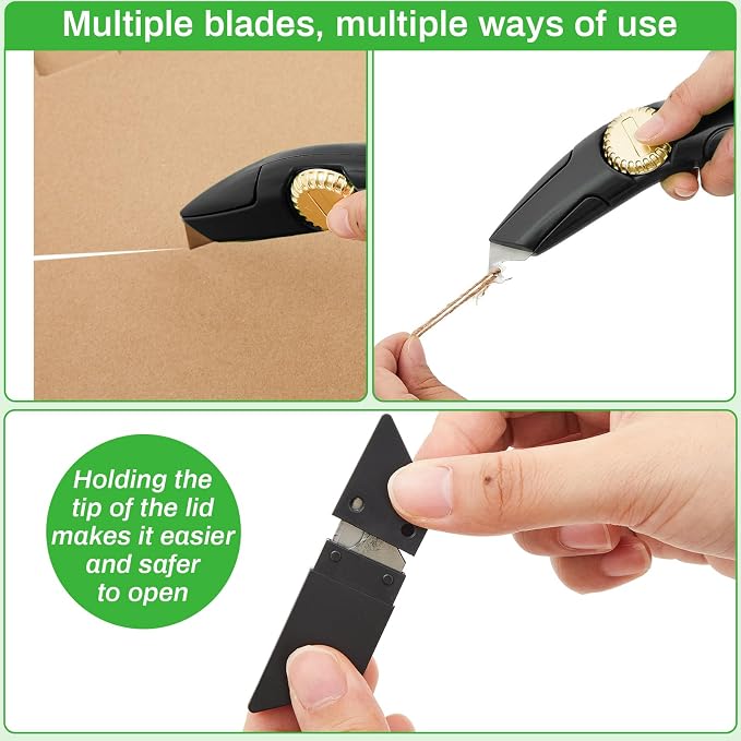 WILLBOND 4 Pack Heavy Duty Fixed Roofing Knife - Image 5