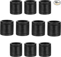 1" Black Pipe Coupling, 10 Pack 1" Malleable Iron Cast Threaded Pipe Fitting by HomeTZH