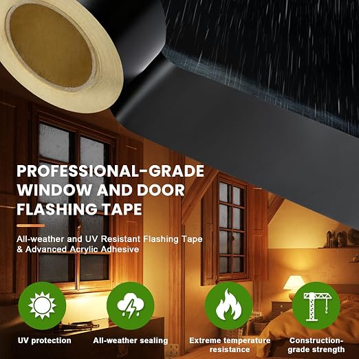 Bghdas 12 Pack Flashing Tape for Windows & Doors, 3.75" x 75' | Industrial - Image 5