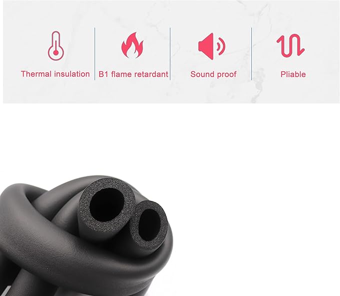 cSeao 2" ID Pipe Insulation Foam Tube AC Uint Tubing, Guitar Stand Foam Tube - Image 3