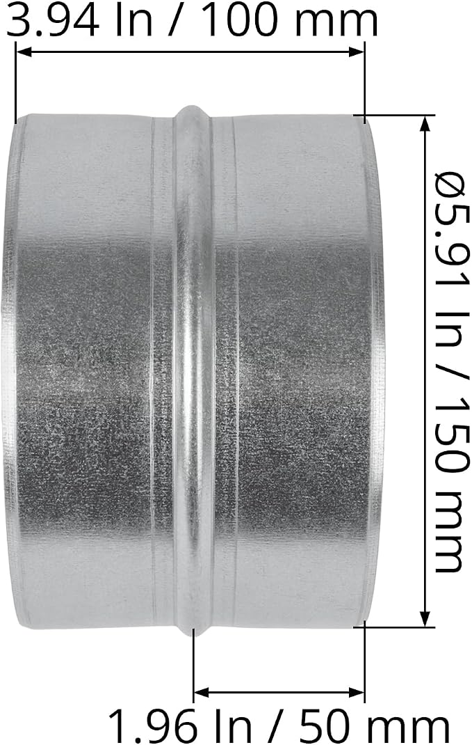 6'' Inch Galvanised Steel - Image 2