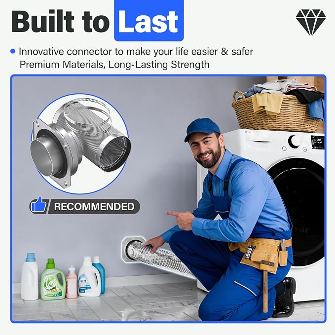 Magnetic Dryer Vent MV-180 Connector Kit, 4 Inch - Image 6