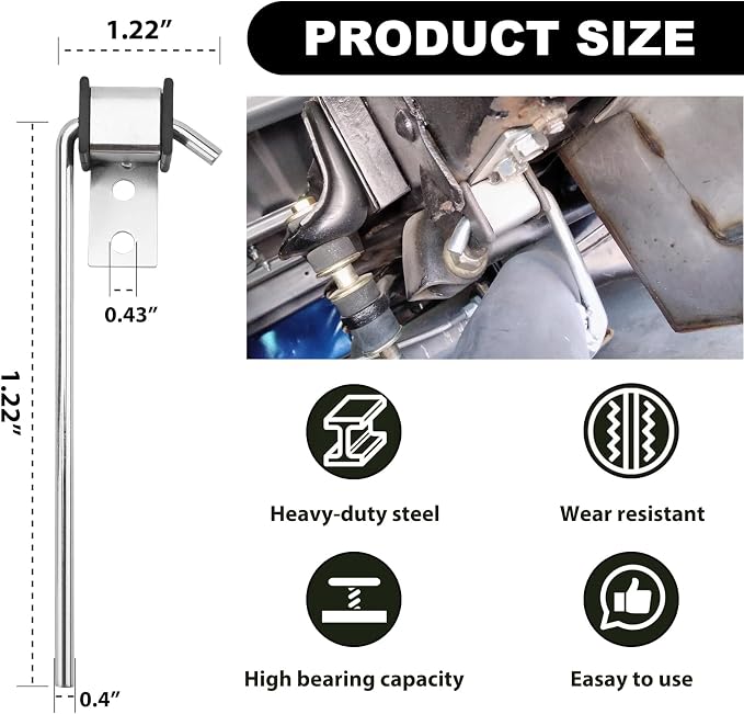 Exhaust Hanger Kit 10PC Universal Weld-On 10" & 7.6" Rods | 10pc kit: 2x 10" - Image 4