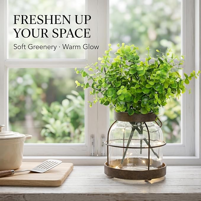 Rustic Farmhouse Glass Vase - Image 9