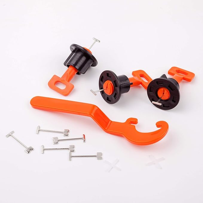 Tile Leveling System Kit with 200pcs Tile Leveler | 4 Special Wrenches & - Image 2