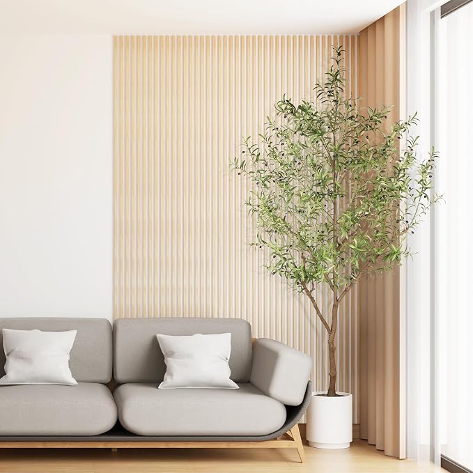 FEELEAD Faux Olive Tree 9ft - Image 6