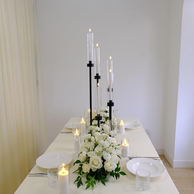 35inch 10pcs Black Candelabra Centerpieces - Image 4