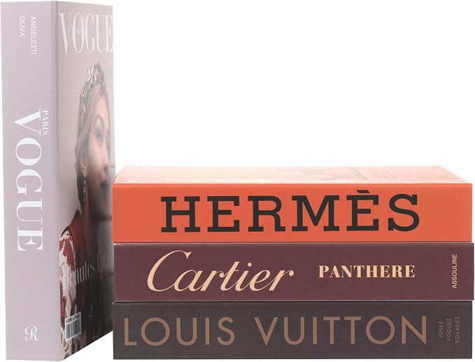 4 Pcs Decorative Books | Faux Glam Coffee Table & Shelf Decor | Glamorous by PROBENEX-Elevateyourhomedecor