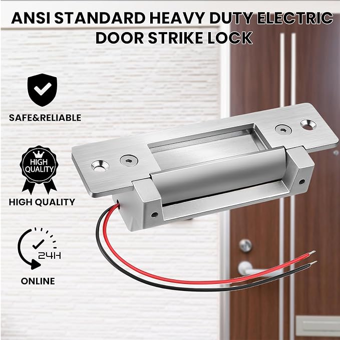 2026 Upgraded ANSI Standard Heavy Duty Electric Door Strike Lock - Image 6