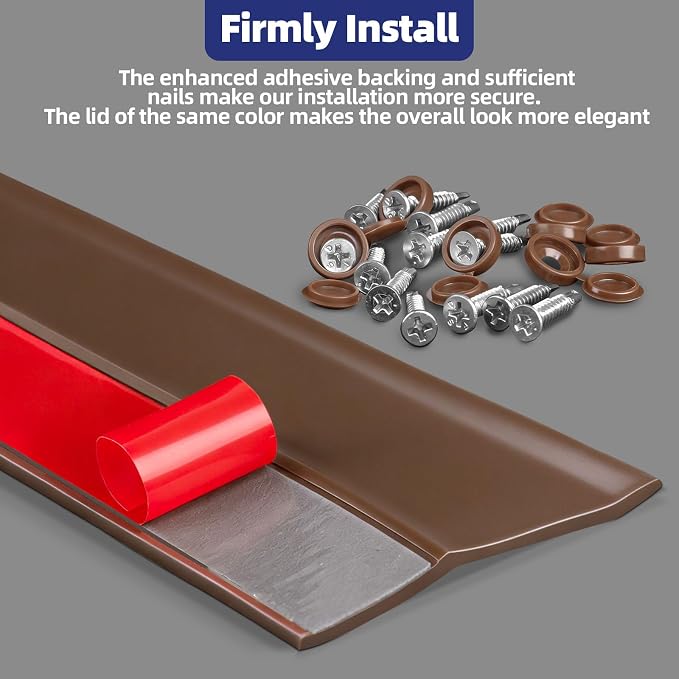 Garage Door Top and Side Seal, 36 FT x 2.5", adhesive backed seal - Image 3