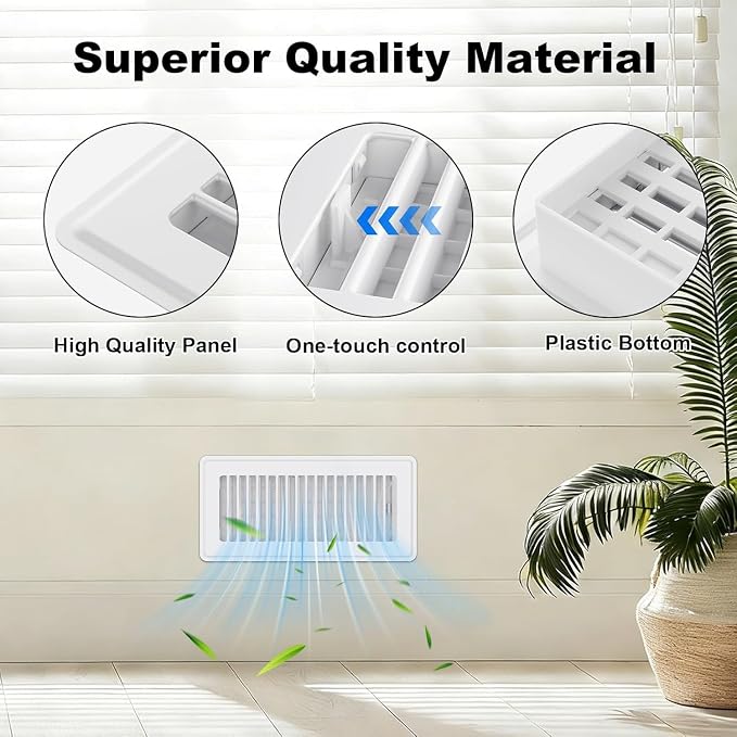 Floor Register 6x14-4 Pack Vent Covers - Image 3