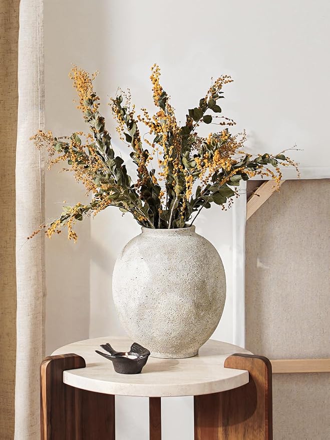 Large White Ceramic Vase - Image 2