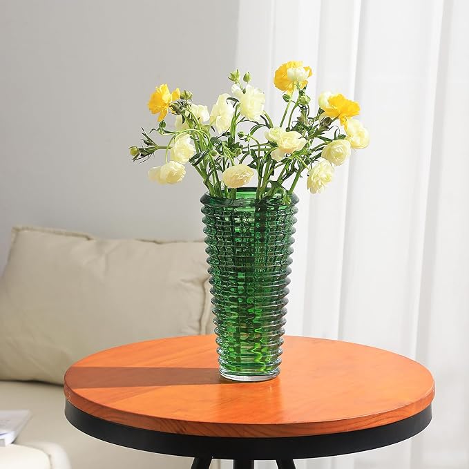 MCMCNCUIU Large Crystal Vase for Flowers, Large Glass Vases, Modern Decorative - Image 6