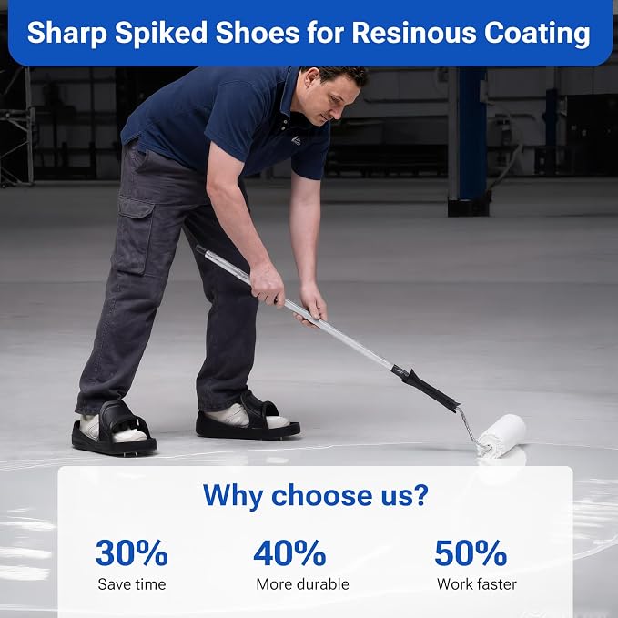 Epoxy Spike Shoes, Floor Leveling Compounds | Spiked Shoes - Image 4